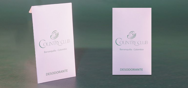 desodorante en sachet